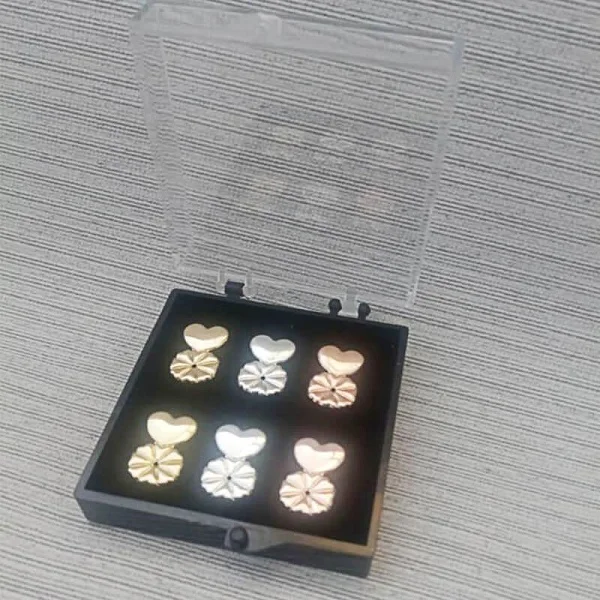 Сережки для сережек сережки-подтяжки сердца подходят всех набор золотого и