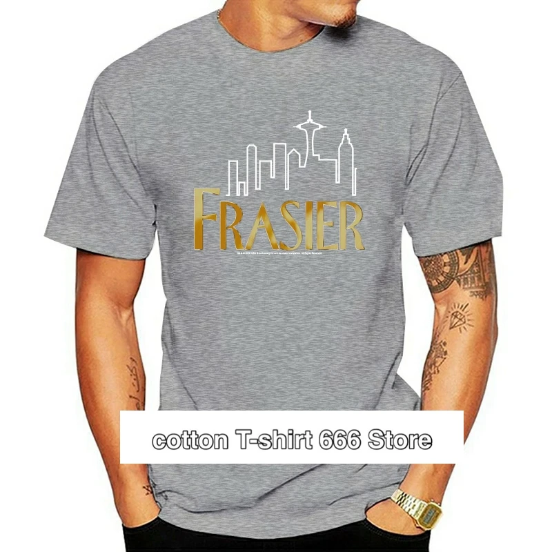 

Лицензированная футболка для взрослых FRASIER TV Show с логотипом, все размеры, 34th 30th 40th 50th день рождения