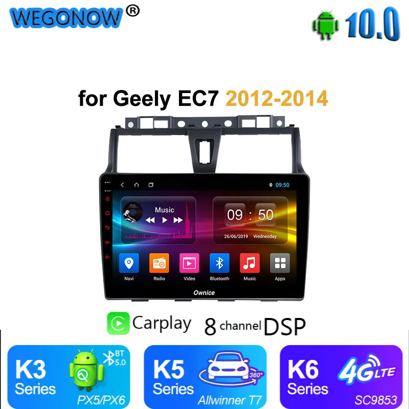 Ownice carplay Android 10 360 панорамный автомобильный радиоприемник аудио dvd плеер Navi GPS DVR 4G