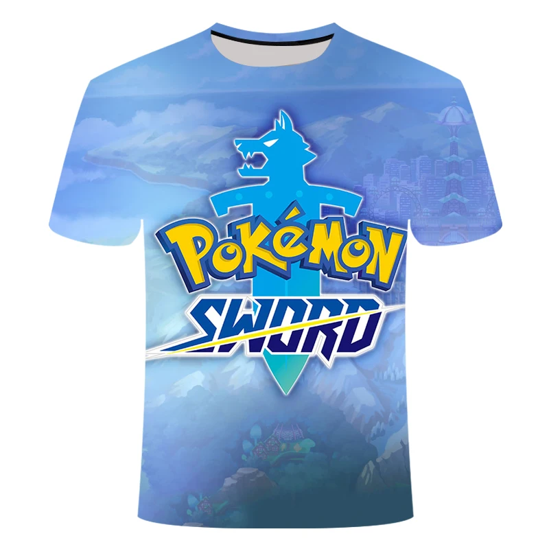 Футболка Пикачу с 3D принтом Pokemon футболка для мужчин женщин и детей забавная