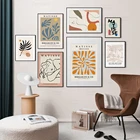 Абстрактная Картина на холсте с изображением линий Матисса, настенные плакаты и принты HD для украшения гостиной, дома