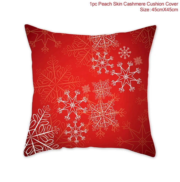 red style 3 QIFU Merry Christmas Наволочка украшения Рождественские украшения для дома Navidad Natal Noel новогодние подарки - Цвет: red style 3