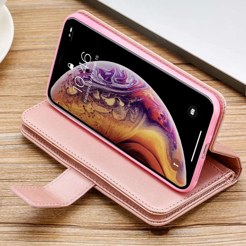 Чехол-бумажник чехол для Samsung Галактики S20 FE S7 S8 S9 S10 Note 8 9 10 плюс 5g кожаный с