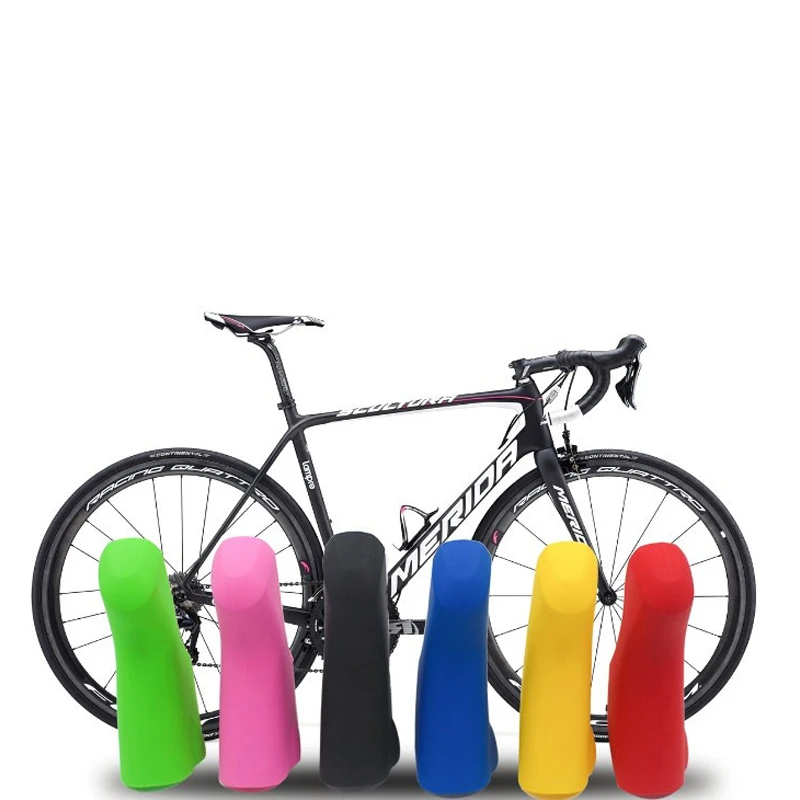 Пара чехлов для тормозов велосипеда shimano 4700/5800/6800 tiagra ultegra 105 силиконовая ручка