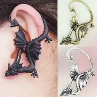 earrings ear cuff ear clips ear hooks european and american fashion exaggerated gothic style retro dragon ear hook earrings