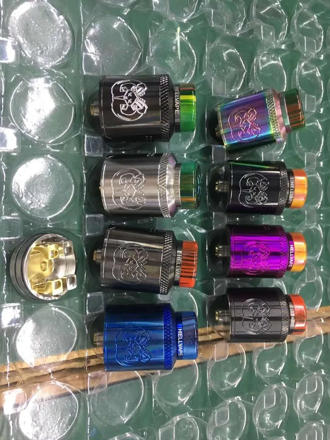 Высокое качество Drop Dead RDA 24 мм с 810 driptip fit 510 резьбой|rda atomizer|fish bone rdafishbone rda |