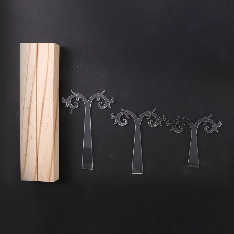 

Earring Stand Detachable Acrylic Earring Display Storage Rack for Photography Retail Store Display , Hook Shape