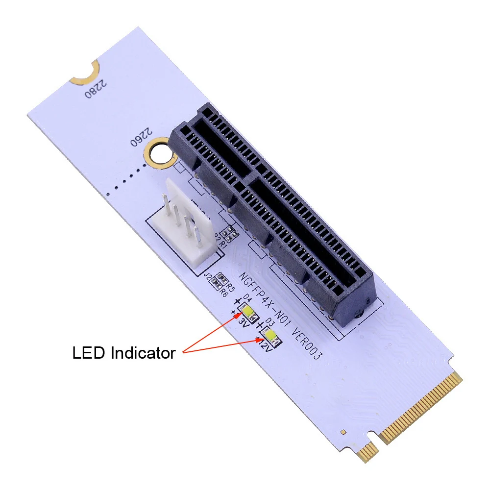 NGFF M2 на PCI e 4X 1X слот карты расширения Комплект ключ м до PCIe X4 адаптер с