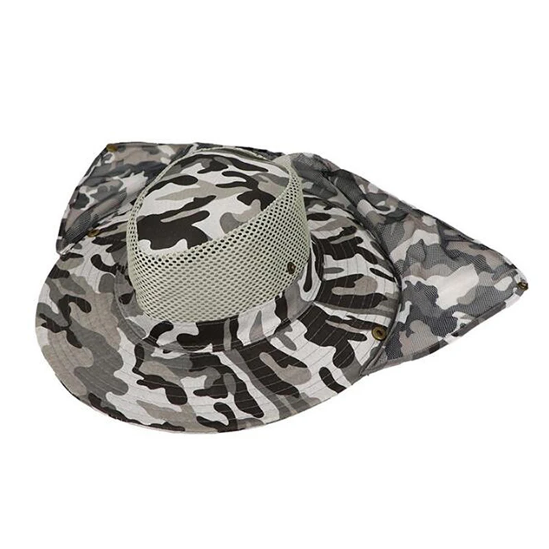 

Tactical Camouflage Boonie Hats Nepalese Cap Bucket Hat Militares Army Mens Military Hiking Fishing Hat With Flaps UV