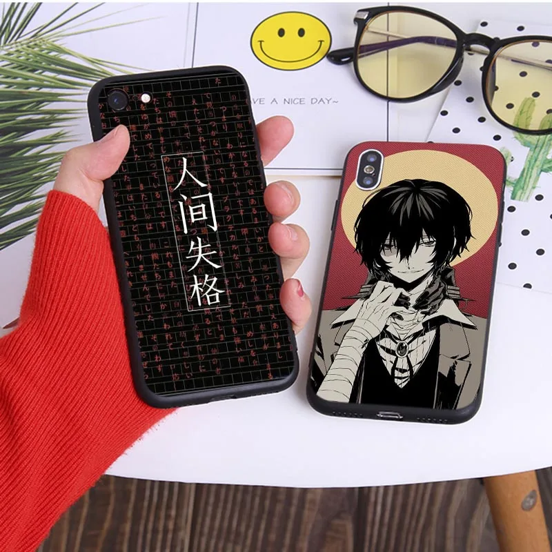 Bungou бродячие собаки для iPhone 7 11 pro max XR X 6S 8 XS MAX 6 plus SE 5S Мягкий силиконовый чехол