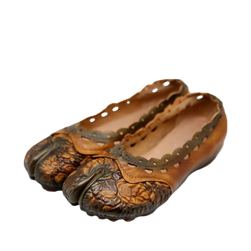 Tayunxing обувь ручной работы женские туфли лодочки из натуральной кожи удобные в