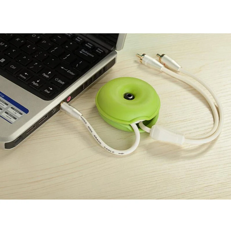 

1pcs Smart Turtle Cable Cord Organizer Wrap Wire Winder Earphone Headphone Holder