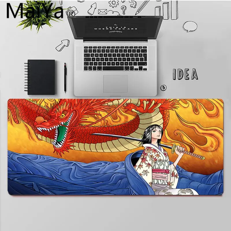 

Maiya Top Quality One Piece Nico Robin Keyboards Mat Rubber Gaming mousepad Desk Mat Free Shipping Large Mouse Pad Keyboards Mat