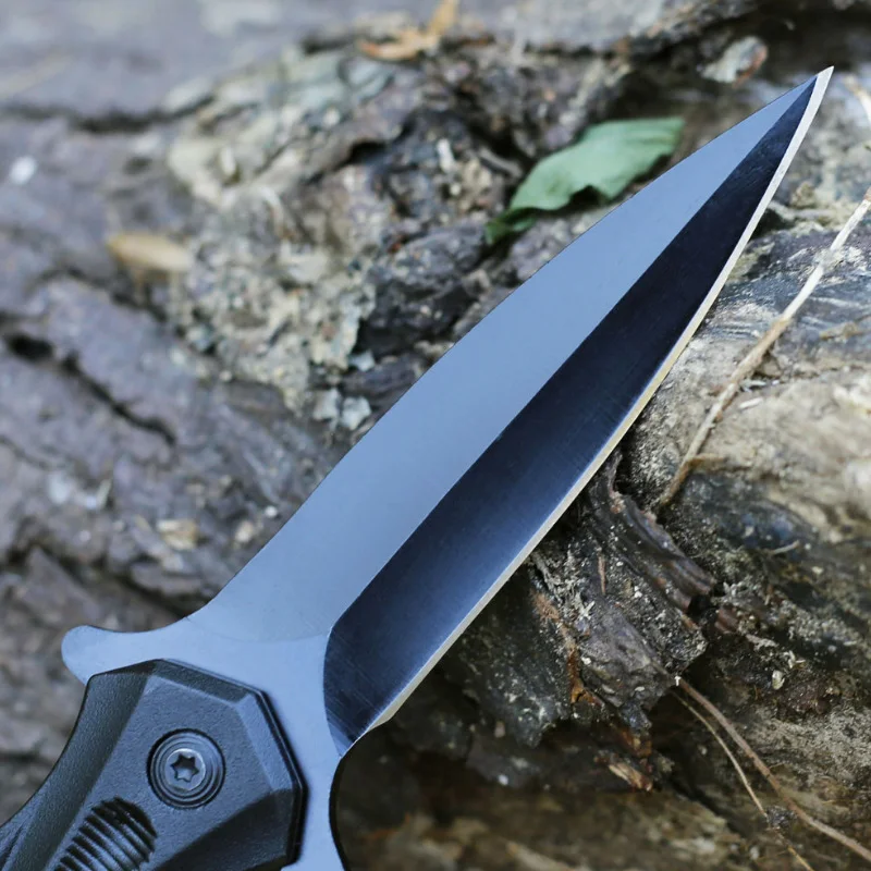 Cuchillo de trabajo plegable multifunción de acero inoxidable, herramienta de supervivencia portátil con llave, al aire libre para acampar, senderismo y Pesca