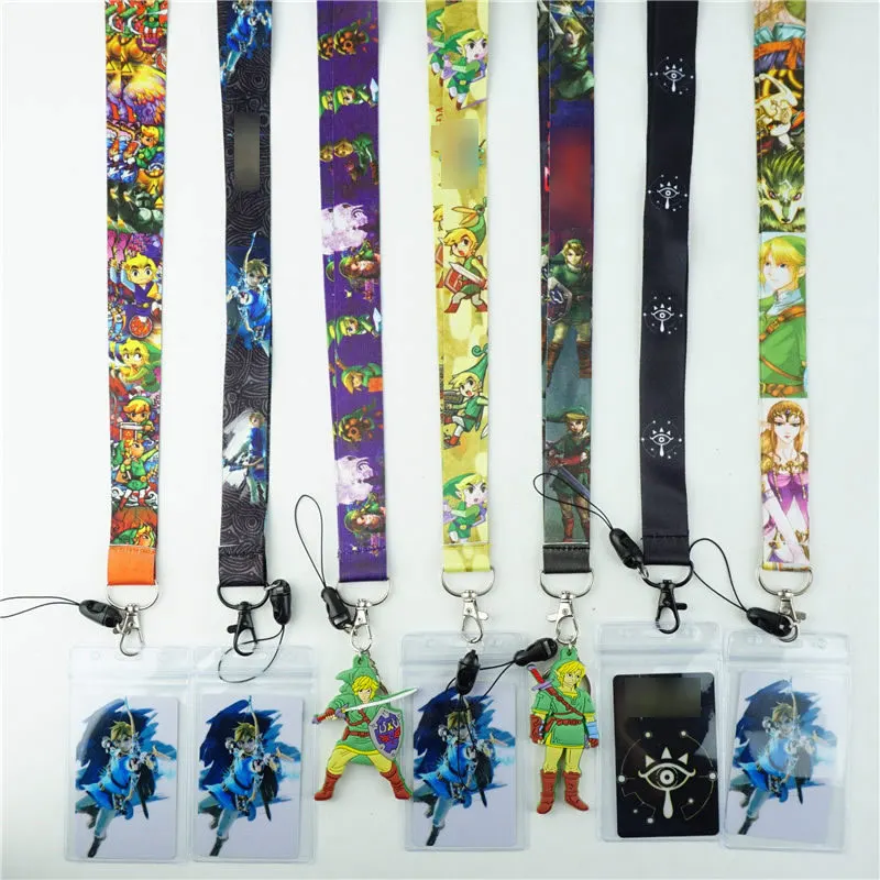 

Anime Game Lanyard Neck Strap Mobile Phone Straps ID Badge Holder Rope Key Chain Key ring 0710