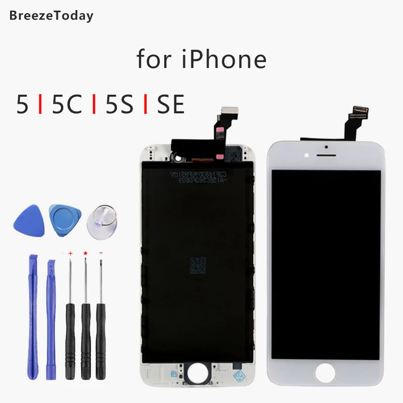 Мобильный телефон ЖК экран для iPhone 5C SE Замена 5 5S дисплей|Экраны мобильных