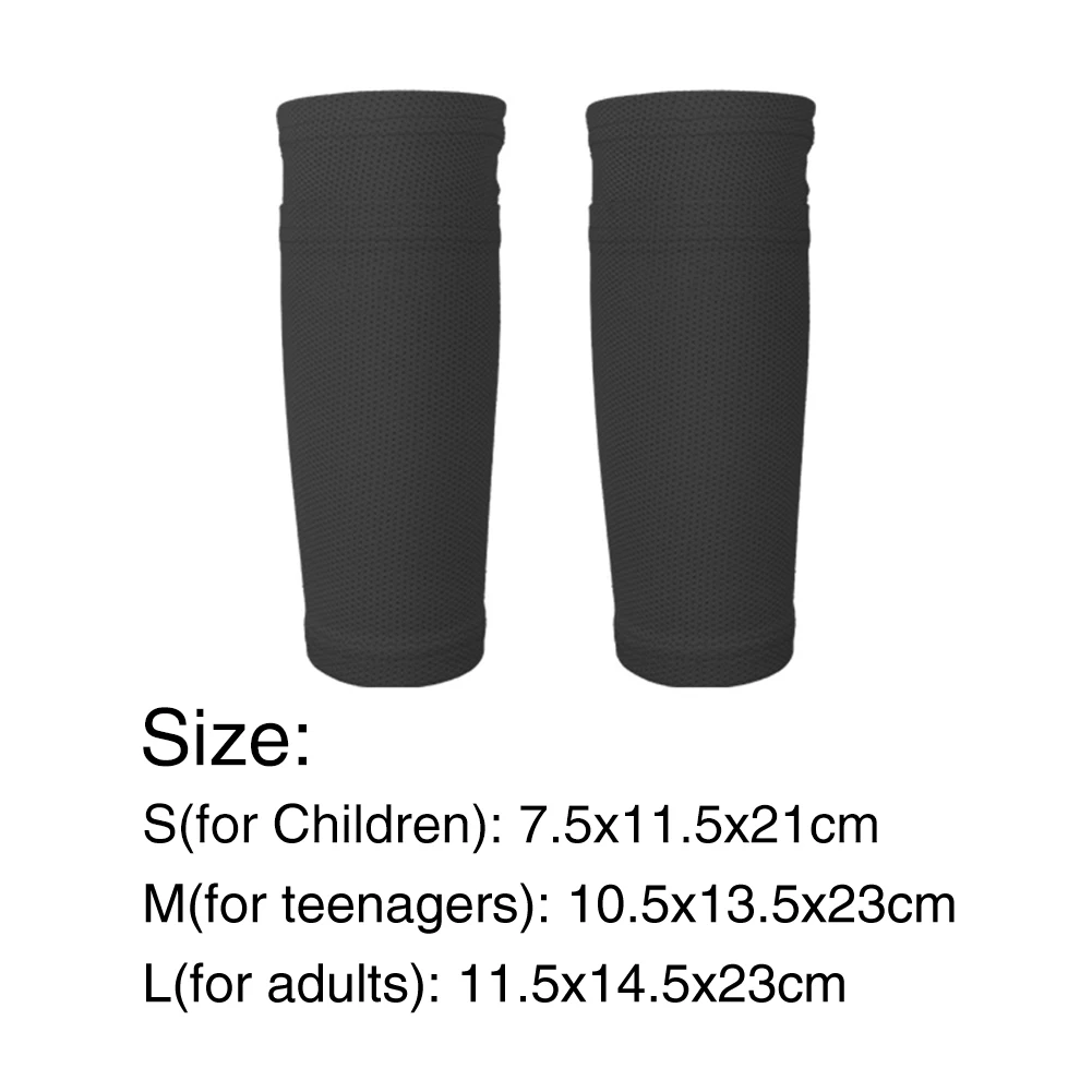 

1 Pair Nylon Pads Breathable Mesh With Pocket Soccer Football Professional Athlete Calf Shin Guard Socks Legging Leg Sleeves