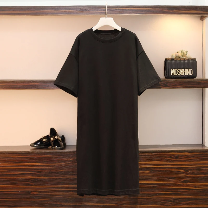 Женский комплект из 2 предметов летнее платье с коротким рукавом и бретельками