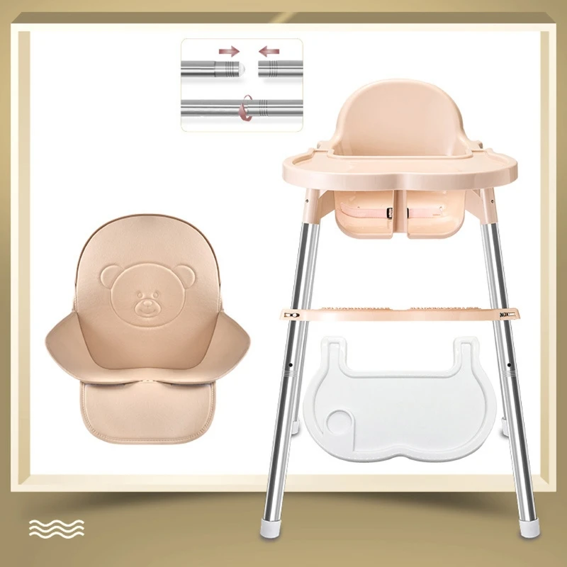 

PU Waterproof Universal Highchair Seat Cushion Cover Mat Feeding Chair Cushion Mat For Baby Kids