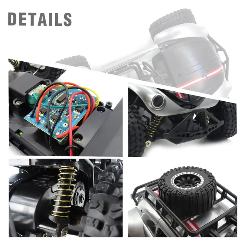 Rock Crawler RC Buggy Cars 1:14 2.4G 2WD 25KM/h Full Scale Off-road Racing Car Kids Gifts
Rock Crawler RC Buggy Cars 1:14 2.4G 2WD 25KM/h Full Scale Off-road Racing Car Kids Gifts