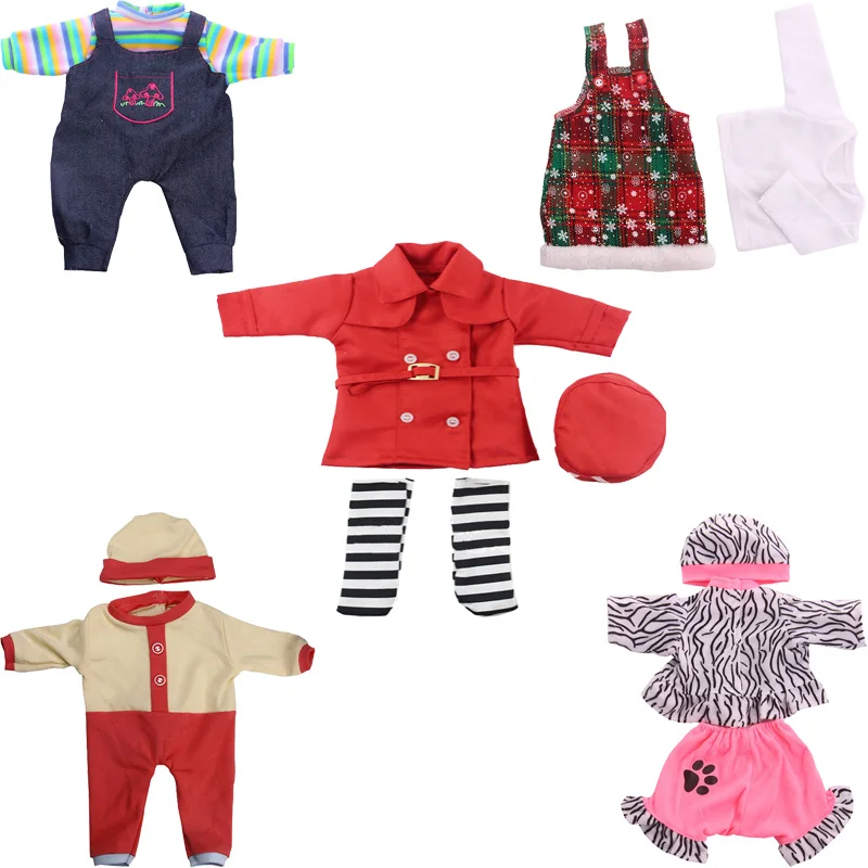 

Кукольная одежда, кукольная Пижама/повседневные Костюмы, подходит для 18-дюймовых американских и 43 см, костюмы для новорожденных