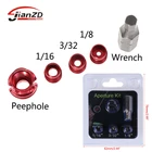 1 комплект 3745 градусов блочного Лука визир стрельба из лука с 5 шт. внутренний 132 364 116 332 18 