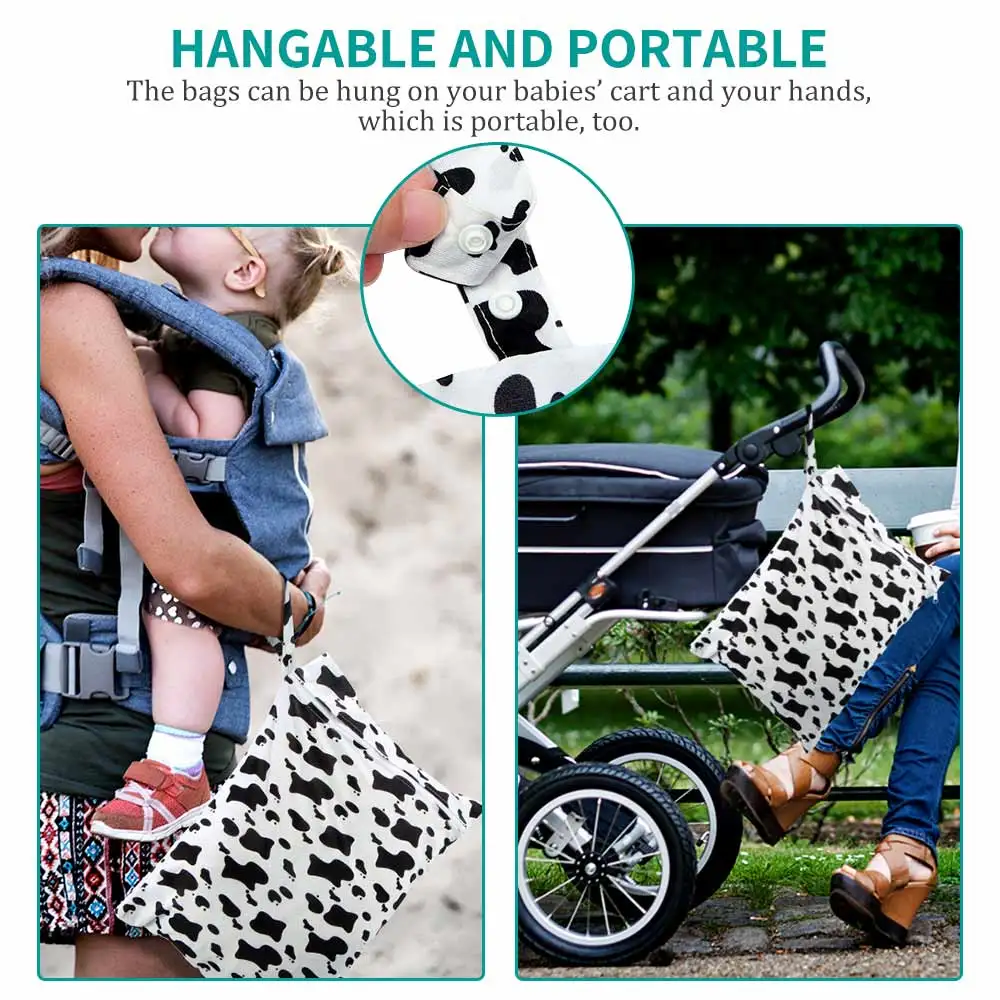 Сумки для подгузников младенцев дорожная влажная сухая сумка детской коляски