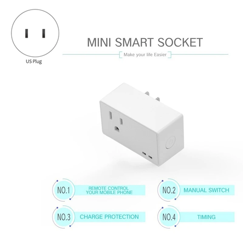 Умная розетка умный переключатель таймера с Wi Fi обратная связь о состоянии