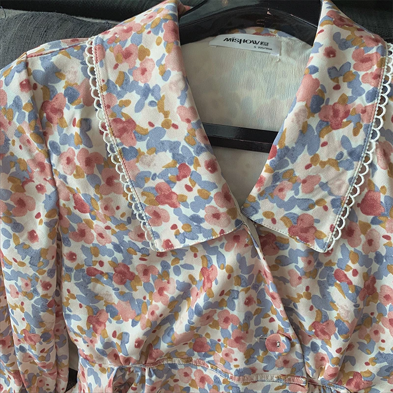 Женское платье-трапеция MISHOW винтажное повседневное мини-платье трапециевидной