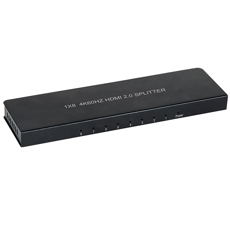 

Ультра тонкий 1x8 HDMI2.0 4K2K 60 Гц разветвитель