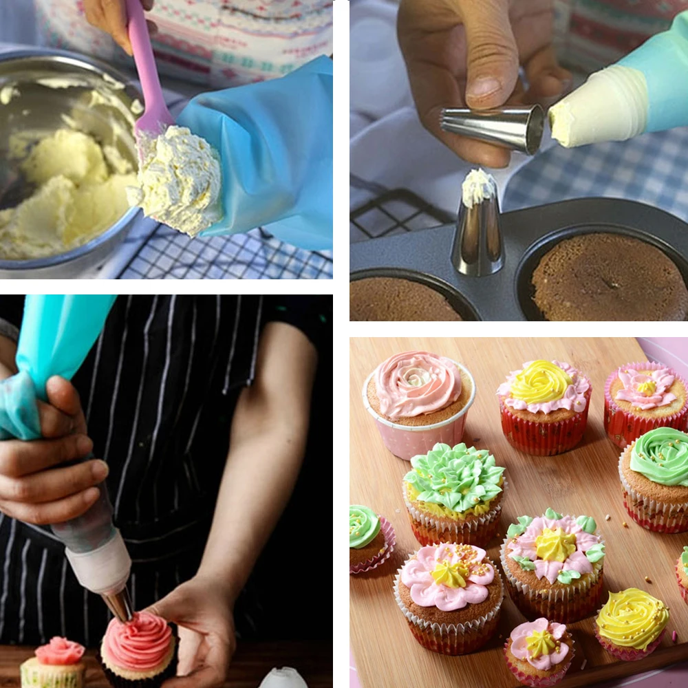 38 шт./компл. кондитерский носик из нержавеющей стали Кондитерские наконечники