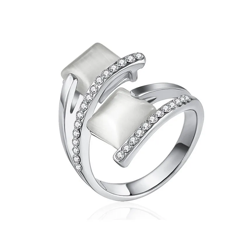 

European and American Personality Exaggeration Ring, Chaoren Cat's Eye Stone Ring Male and Female Couple Pair Ring Accessories