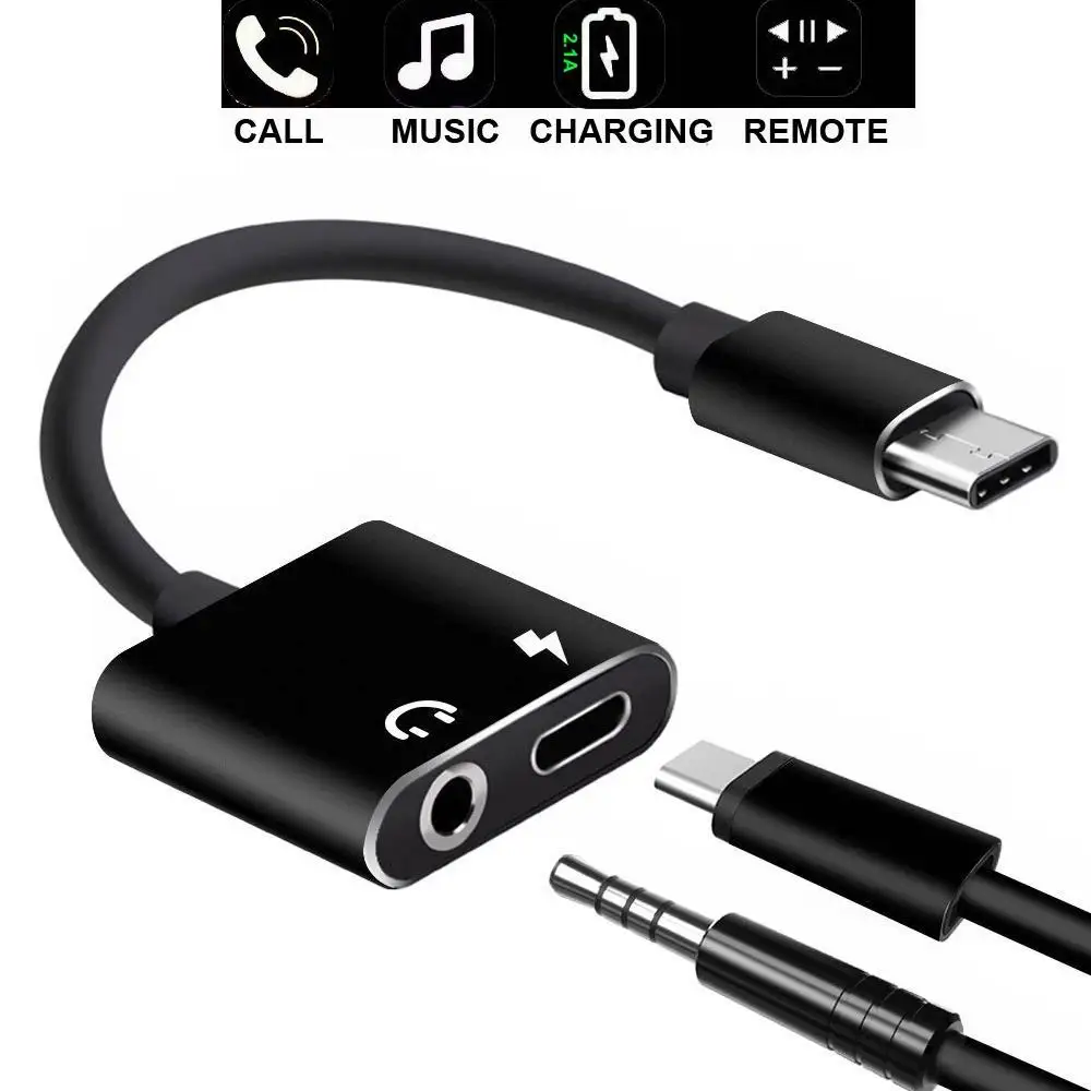 Usb type C до 3 5 мм разъем для наушников адаптер Leeco Le Max 2/Pro S3 Aux аудионаушники с кабелем