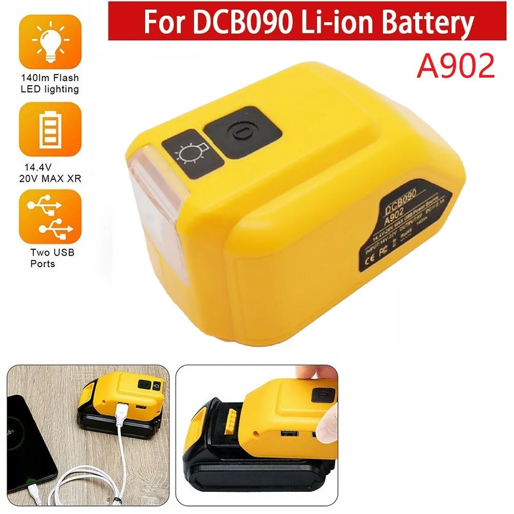 

Replacement Power Source For For 14.4V To 20V MAX XR Lithium Battery Adapter