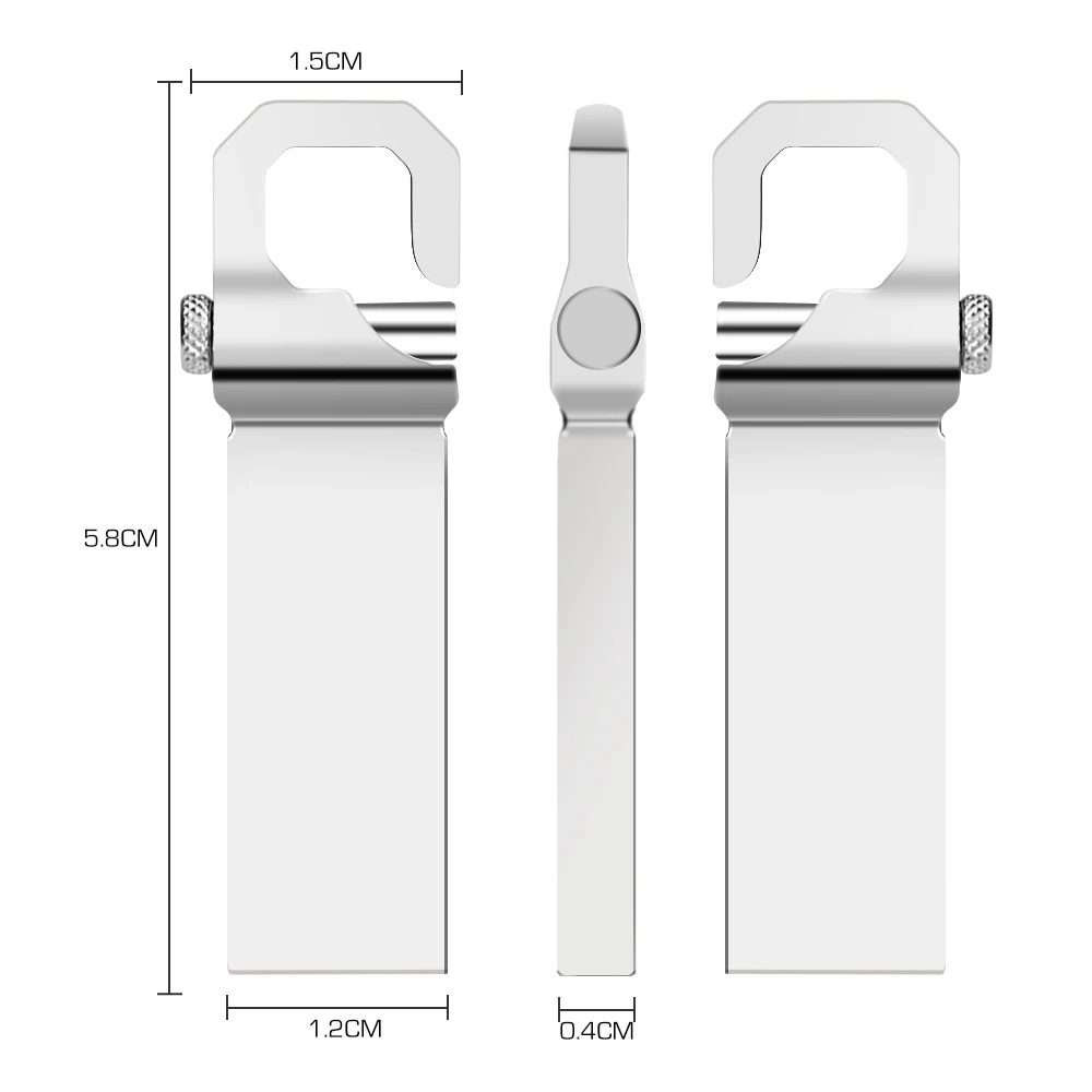 

Usb Flash Drive 32GB pendrive Metal Pen Drive 128GB 4GB 8GB 16GB 64GB with Key Ring Flash memory usb stick Free Custom Logo