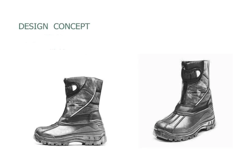 SKHEK New Children Snow Boots Girls Shoes Kids Winter PU Leather Boots Fashion Plush Water-Proof Boys Sneakers 945