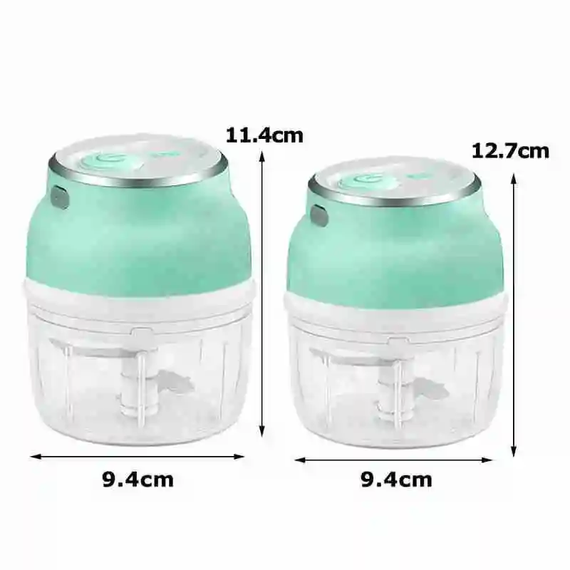 

Electric Mini Garlic Chopper, Portable Garlic Cutter Garlic USB Mincer, Vegetable Slicer Chopper Recha Speedy Fruit Masher, C9W7