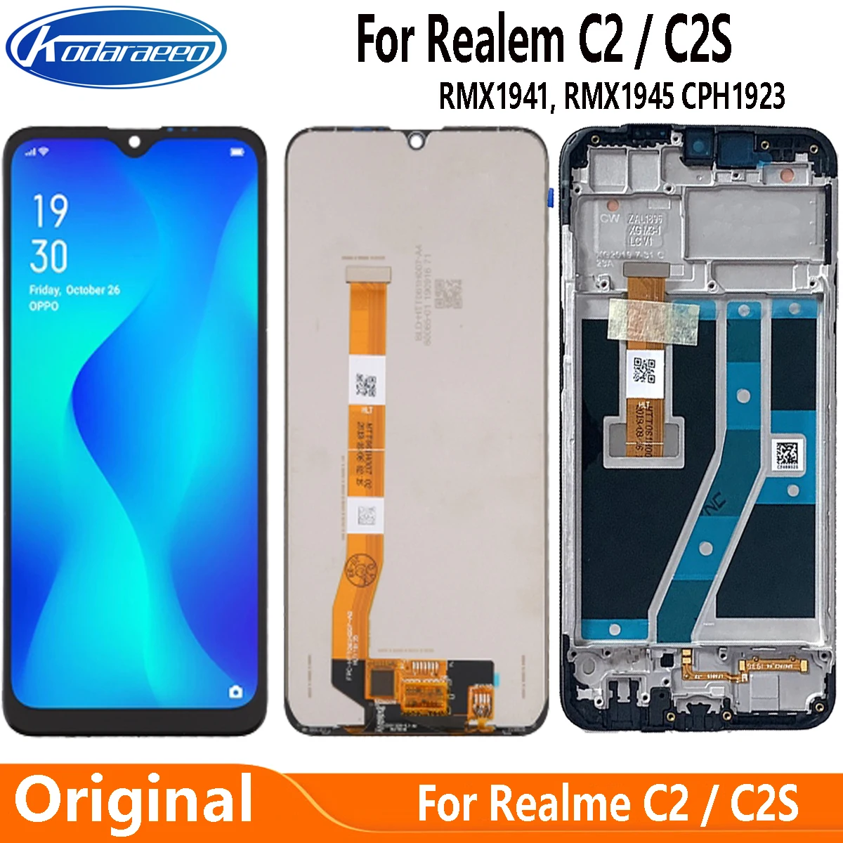 6 1 &quotдля Realme C2 RMX1941 RMX1945 C2s 2020 ЖК дисплей Дисплей кодирующий преобразователь