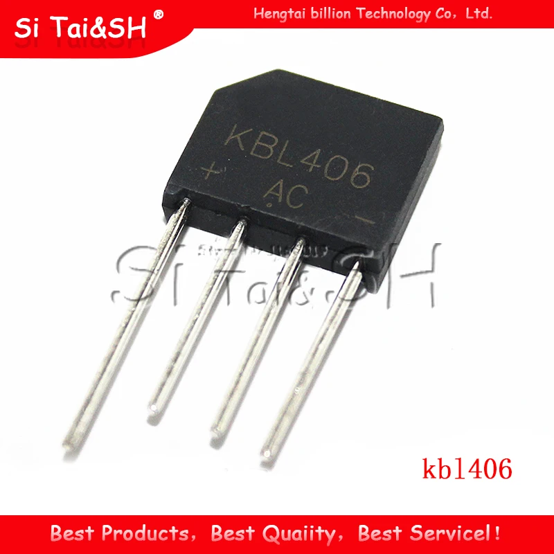 10 шт. 4A 600V диодный мост выпрямитель kbl406|4 g| |