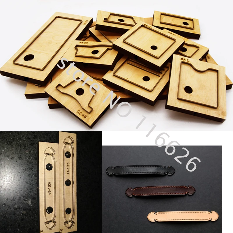 DIY leather craft mask connect belt die cutting knife mold metal hollowed puncher | Дом и сад