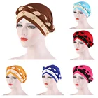 Европейские и американские весенние и осенние модели мусульманских Баотоу шапка молочного шелка двухцветная плетеная головная шапка с бисером