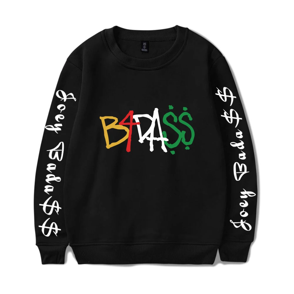 

«Хип-хоп» для Joey Bada $ Свитера с круглым вырезом Харадзюку уличная одежда из искусственной кожи с напечатанным, реперские кепки Стильная Детс...