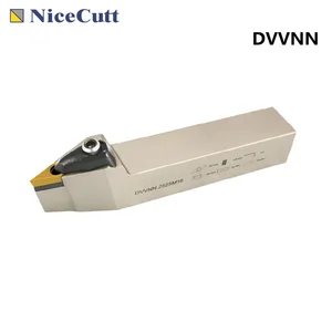 Токарные инструменты Nicecutt, токарные инструменты DVVNN, токарный станок с ЧПУ, внешний токарный инструмент для VNMG1604, твердосплавная токарная пластина, лезвие