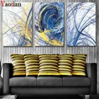 Набор для алмазной живописи 5D сделай сам, алмазная вышивка с полными стразами, Современная Геометрическая абстрактная линия в скандинавском стиле, ручная работа, украшение для дома, 3 шт.