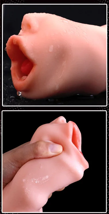 Deep Throat Male Masturbator Vagina Oral Sex Blowjob Masturbation Cup Pocket Pussy Toys for Adults Men | Красота и здоровье
