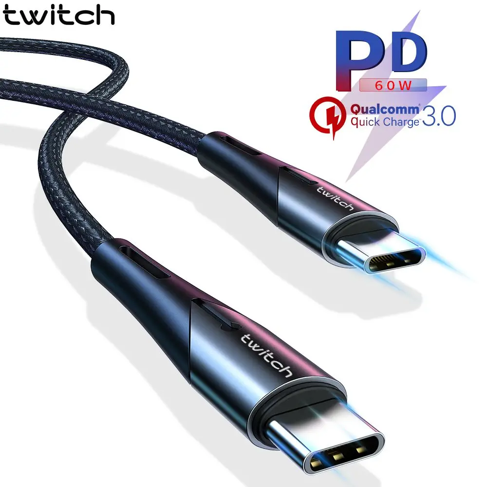 Кабель USB Type C на для Samsung S8 S9 Plus PD 60 Вт|Кабели мобильных телефонов| |