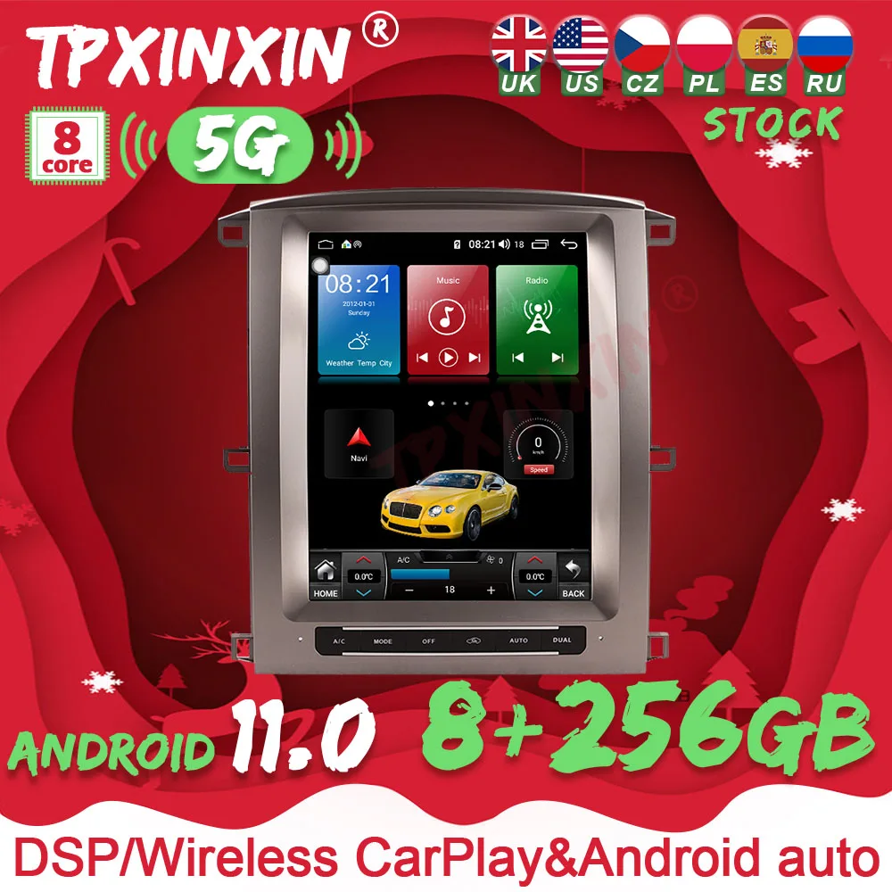 

Android 11 6+128G For LEXUS LC100 2004-2007 Car Radio Multimedia DVD Player Radio GPS Navigation Stereo Headunit Carplay Audio