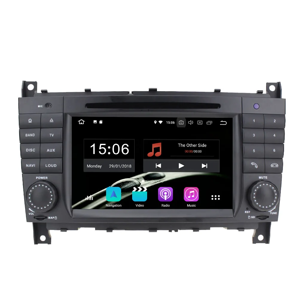 DVD стерео gps карта Android 9 0 Восьмиядерный 4 Гб ОЗУ 64 ПЗУ автомобильный Радио