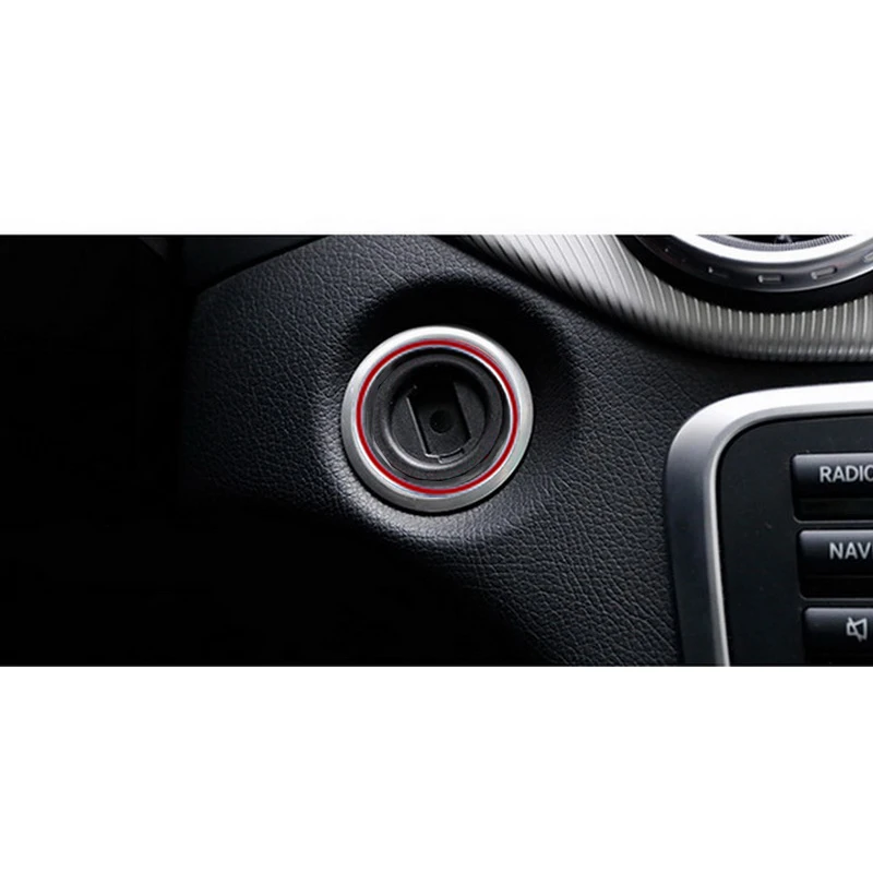 1 шт. кольцо зажигания для ключей украшение Benz Class A C GLA CLA200 C260L | Автомобили и