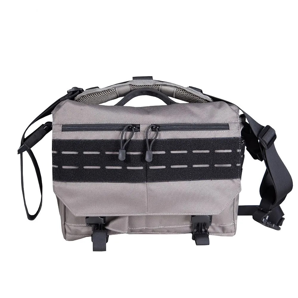 Gray Green Army Fans Tactical Messenger Bag 1000D Nylon Wearproof Cross Body Bags Outdoor Climbing Camp Travel Hiking Shoulder Bag Rucksack - Цвет: Gray Green